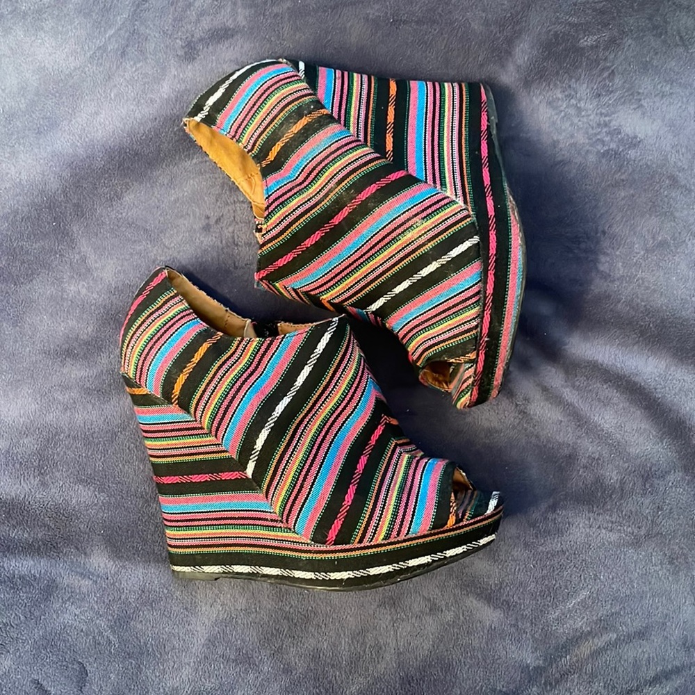 Charlotte Russe Multicolor heeled boots